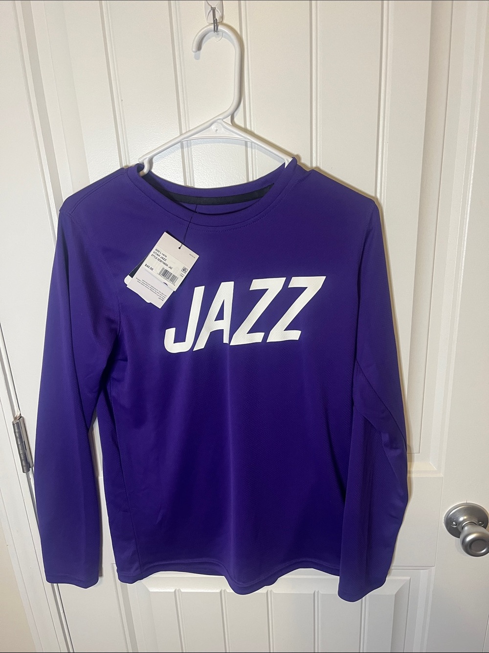Nike Kids Utah Jazz Long-Sleeve Performance Tee